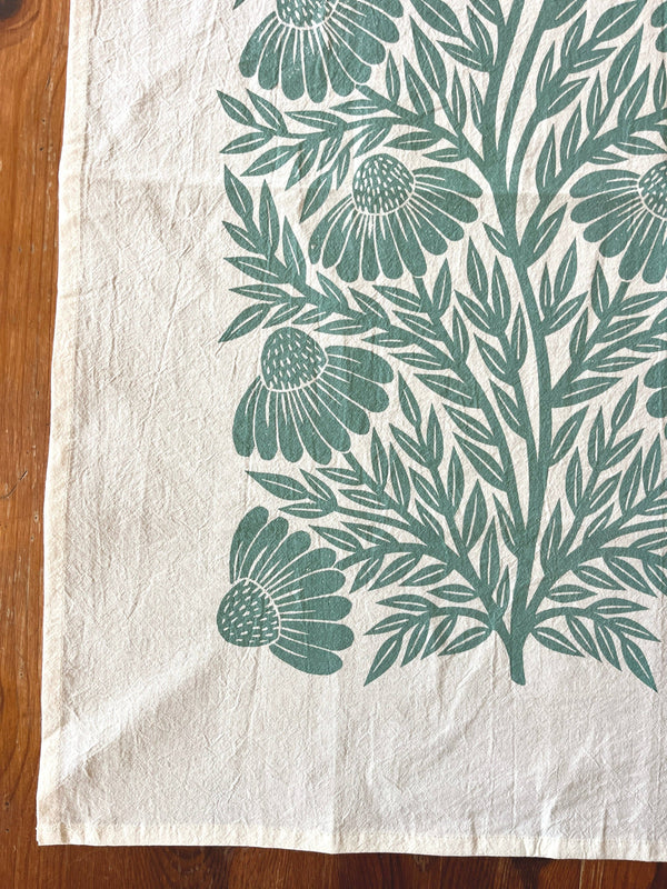 Echinacea Tea Towel