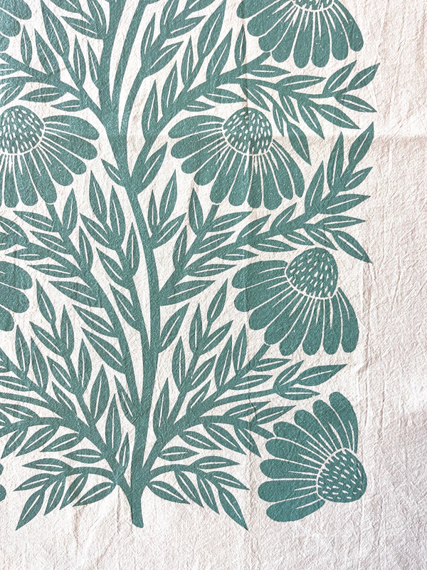Echinacea Tea Towel