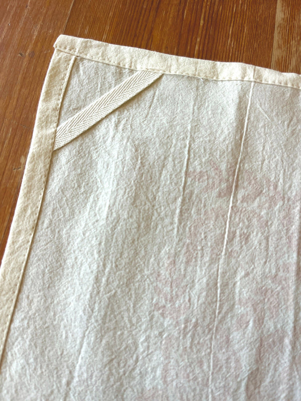 Red Clay Floral Tea Towel