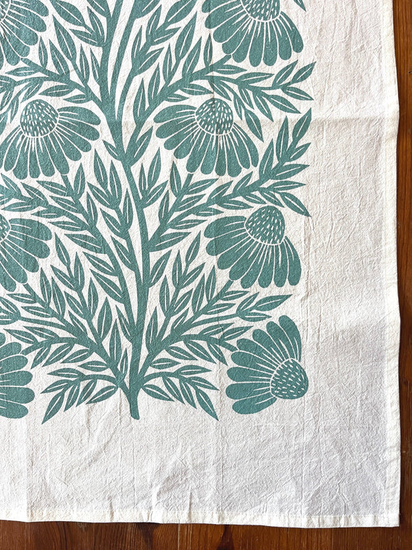 Echinacea Tea Towel