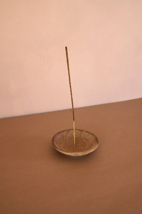 Stoneware Incense Dish + Desert Piñon Incense
