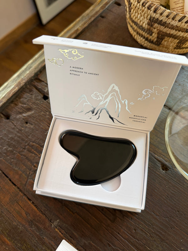 The Black Obsidian Gua Sha Facial Lifting Tool