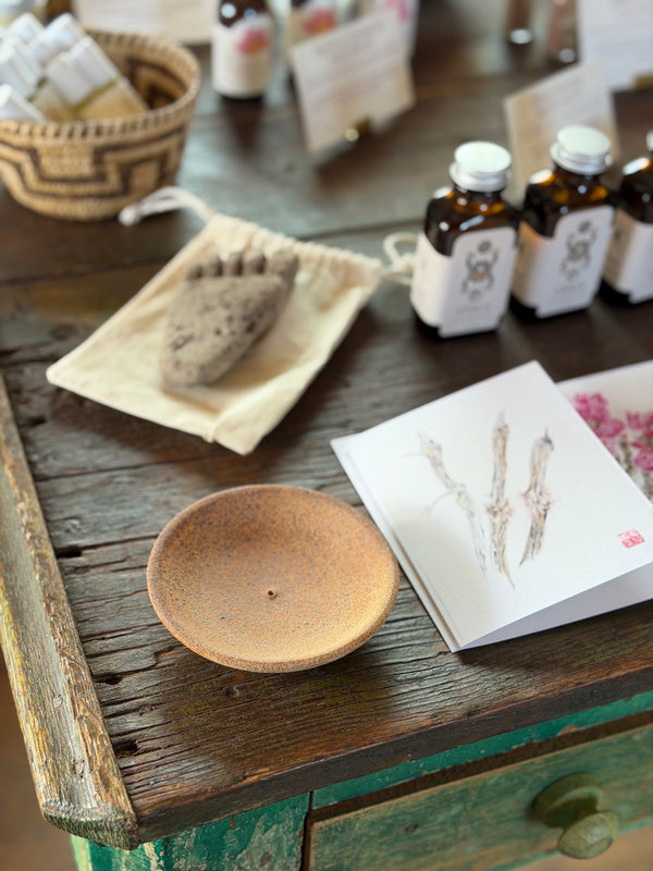 Stoneware Desert Incense Dish