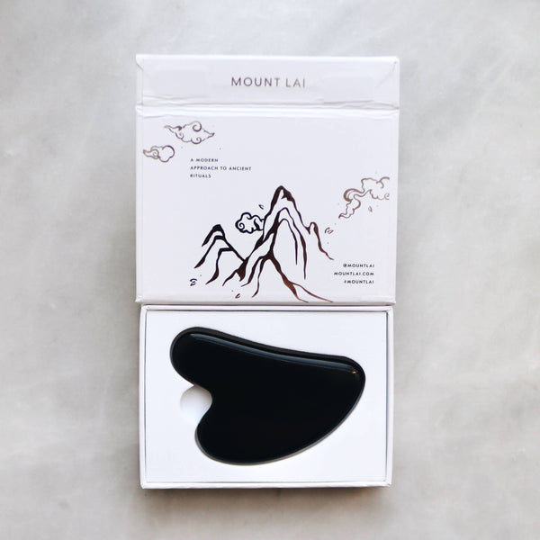 The Black Obsidian Gua Sha Facial Lifting Tool