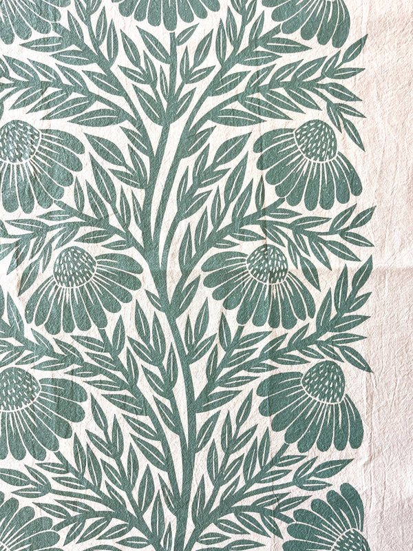 Echinacea Tea Towel