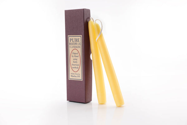 Beeswax taper candles